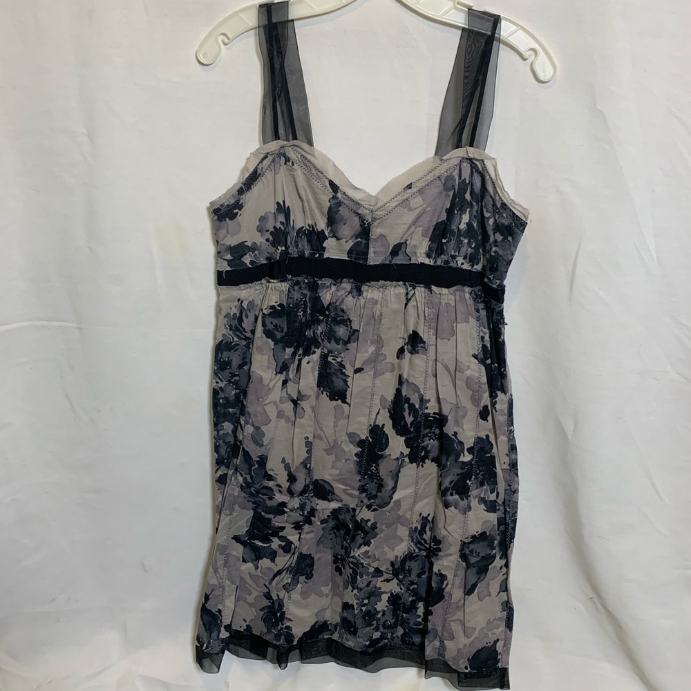 LOFT Watercolor midi dress